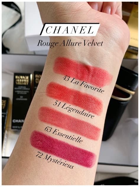 chanel rouge allure velvet n 32|Chanel Rouge Allure shades.